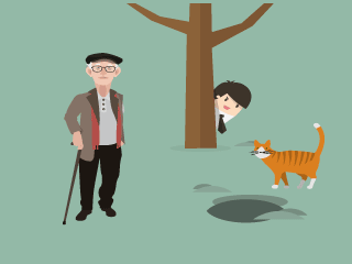 El anciano y el gato