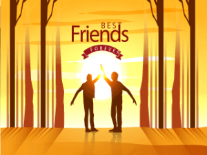 La amistad de dos amigos